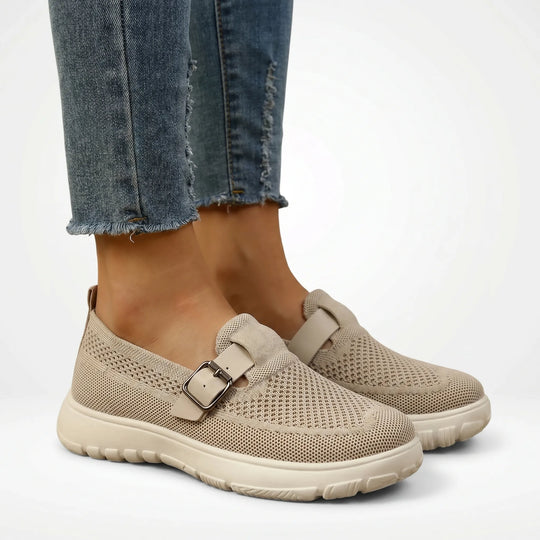 Angelica  - Slip-On Loafer With Buckle Strap