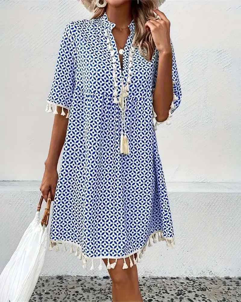 Angelina  - Short Sleeve Mini Dress