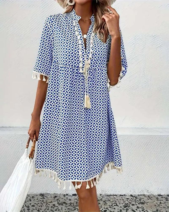 Angelina  - Short Sleeve Mini Dress