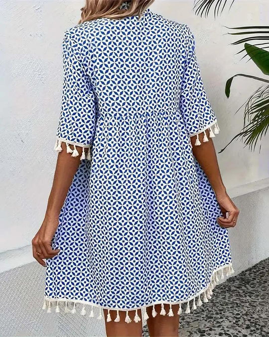 Angelina  - Short Sleeve Mini Dress