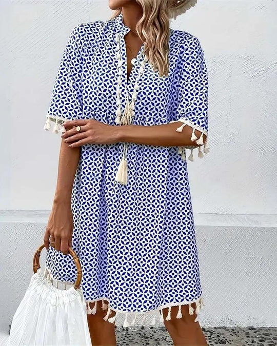 Angelina  - Short Sleeve Mini Dress