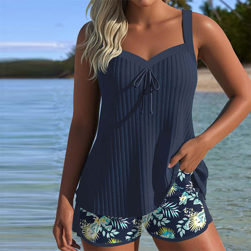 Angie  - Two-Piece Tankini Swimsuit 