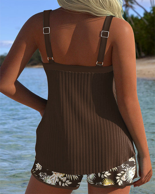 Angie  - Two-Piece Tankini Swimsuit 