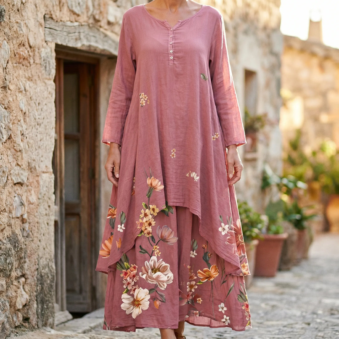 Antoinette  - Loose Fit Printed Dress