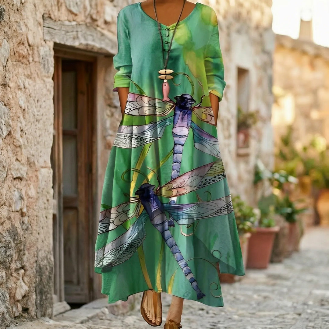 Antoinette  - Loose Fit Printed Dress