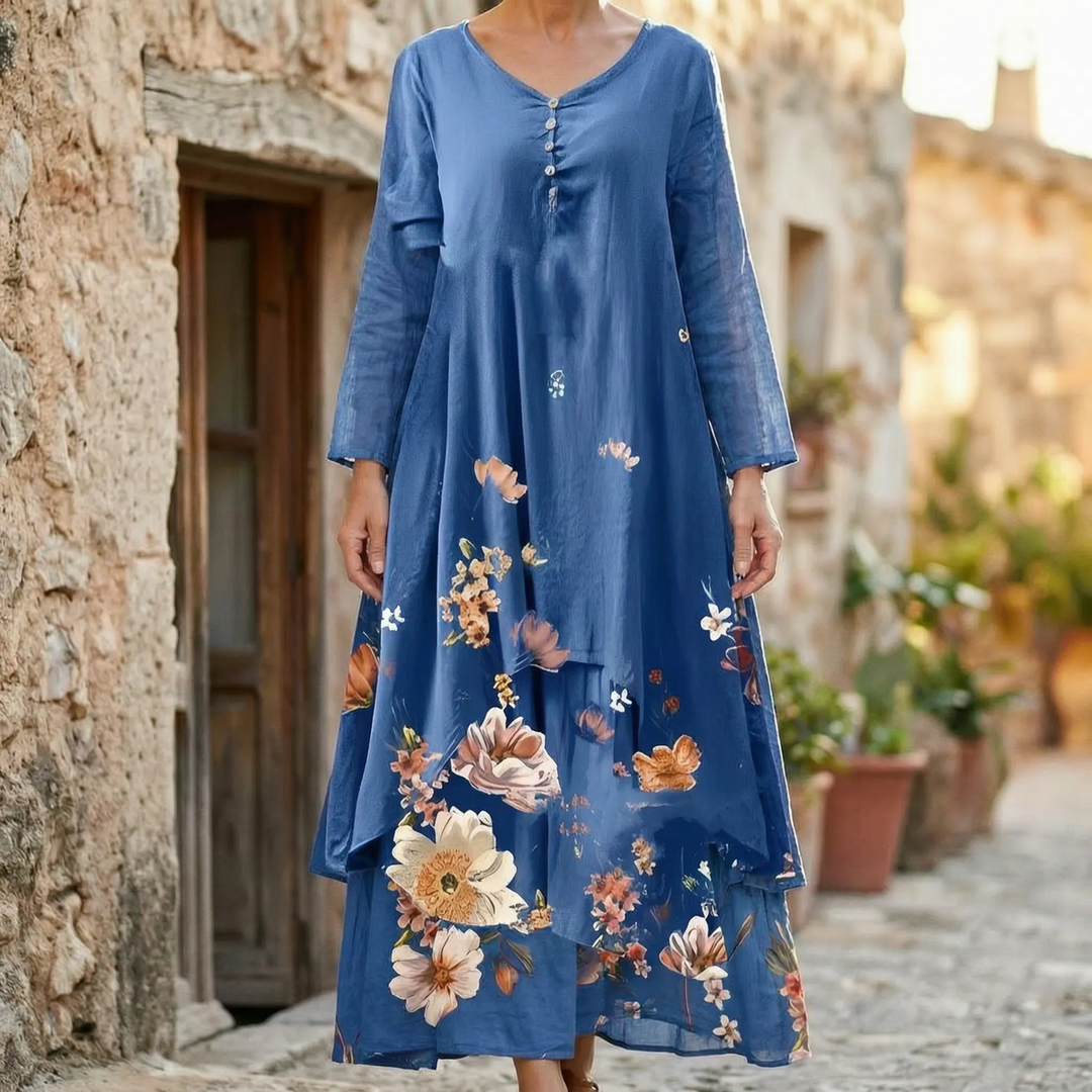 Antoinette  - Loose Fit Printed Dress