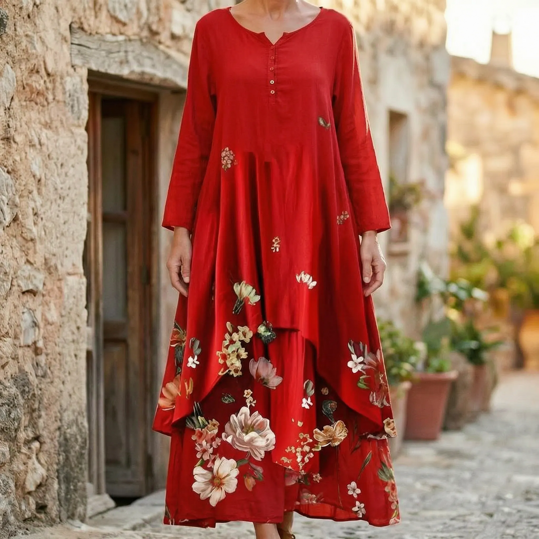 Antoinette  - Loose Fit Printed Dress
