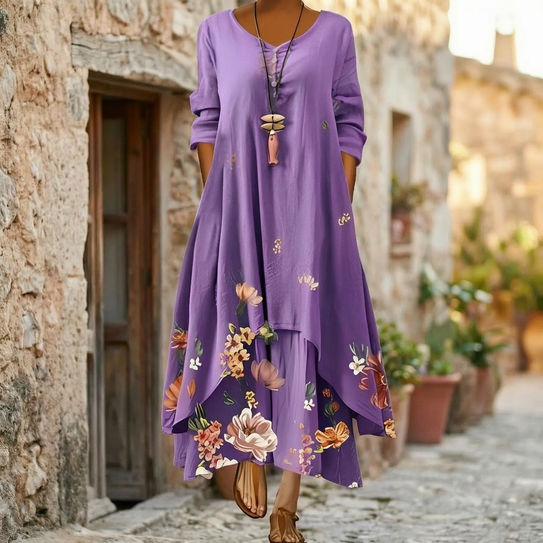 Antoinette  - Loose Fit Printed Dress