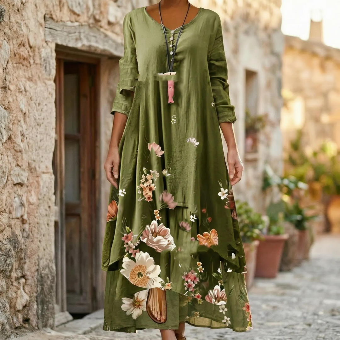 Antoinette  - Loose Fit Printed Dress