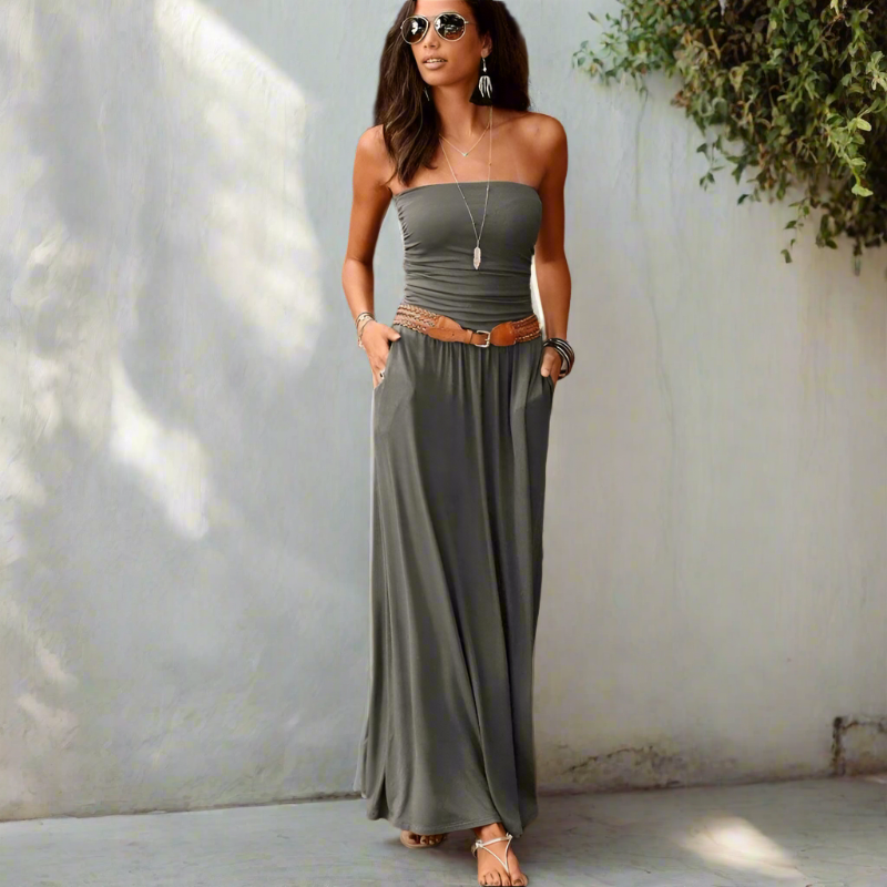 women maxi dress in blue for summer outings 2