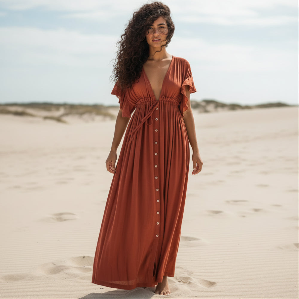women beach cover up dress in white for summer 3