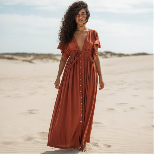 women beach cover up dress in white for summer 3