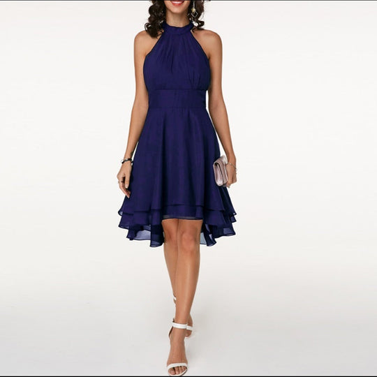 Beth  - Halter Neck Mini Dress