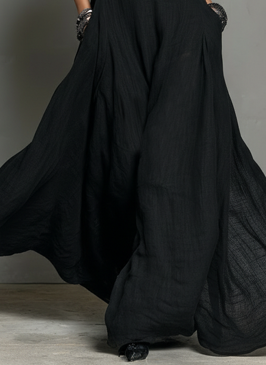 Blanca  - Minimalist Halter Maxi Dress Warm Weather Styling