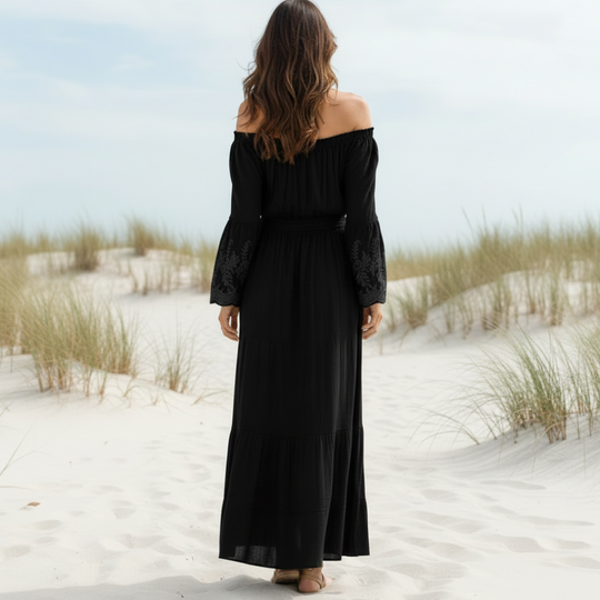 women maxi dress in white for summer occasions 3