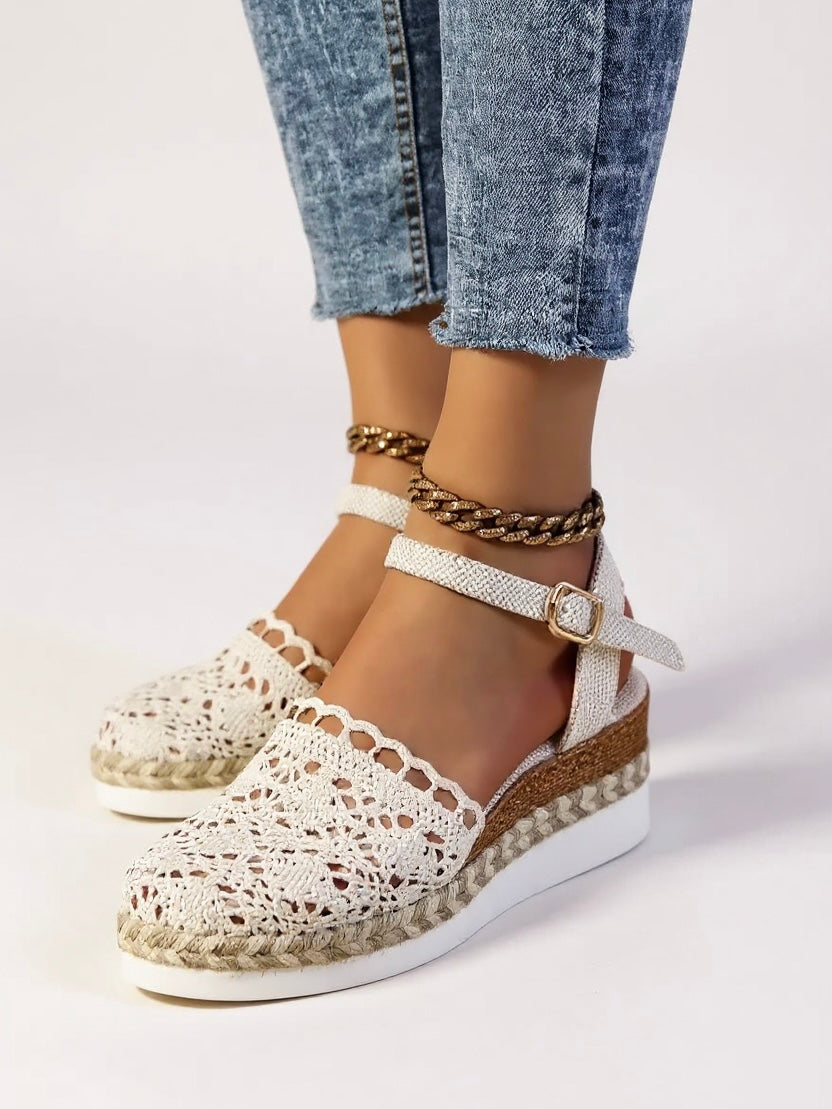 Cecelia  - Wedge Espadrille Sandals Warm-Weather Strolls