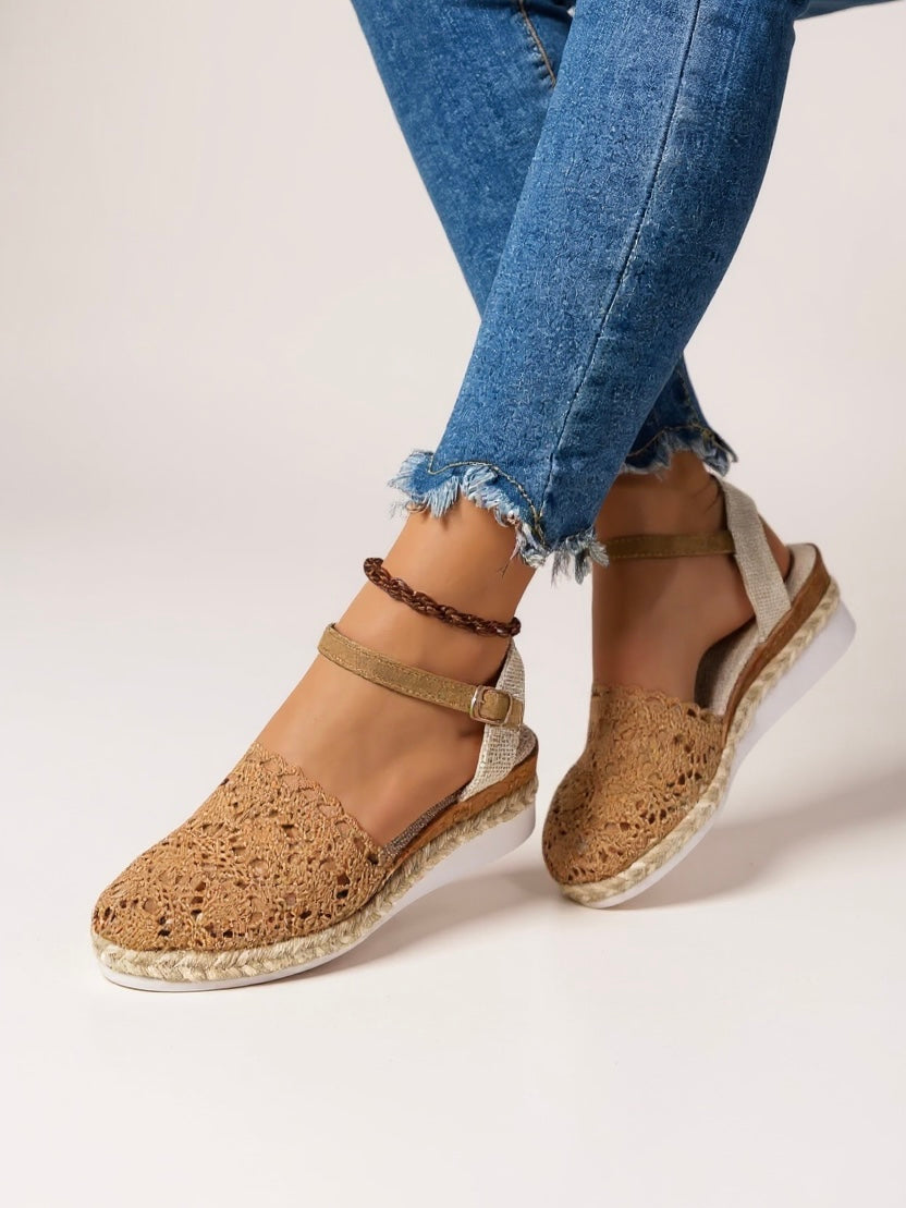 Cecelia  - Wedge Espadrille Sandals Warm-Weather Strolls