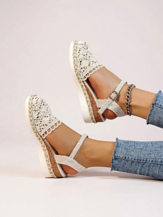 Cecelia  - Wedge Espadrille Sandals Warm-Weather Strolls
