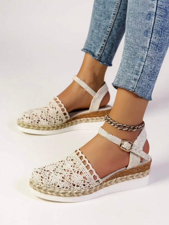 Cecelia  - Wedge Espadrille Sandals Warm-Weather Strolls