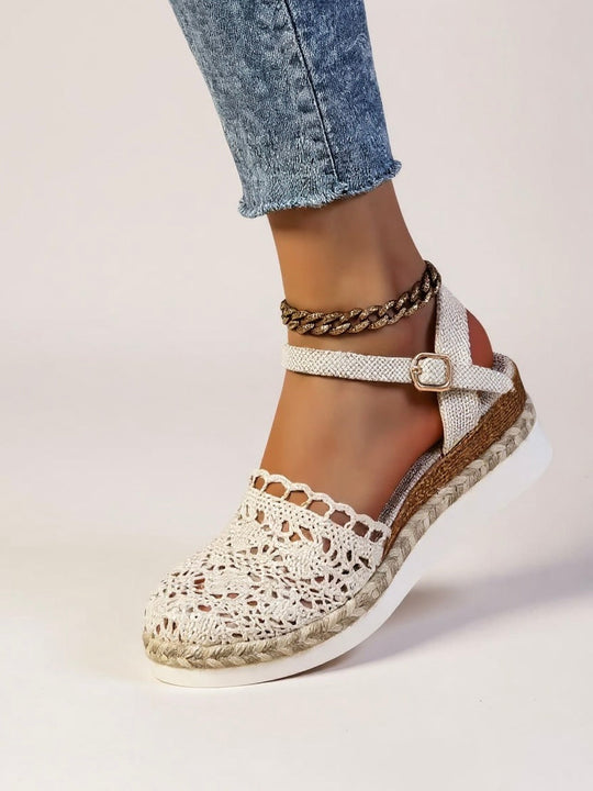 Cecelia  - Wedge Espadrille Sandals Warm-Weather Strolls