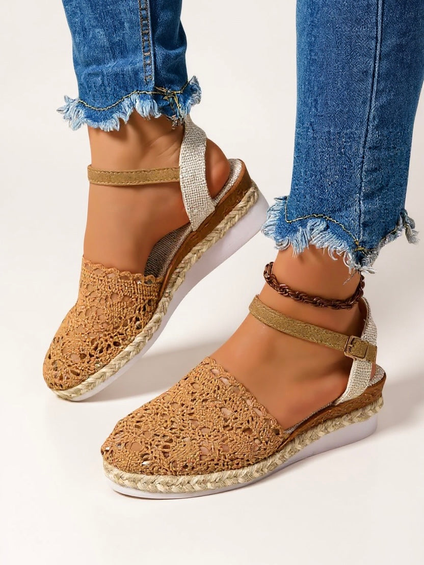 Cecelia  - Wedge Espadrille Sandals Warm-Weather Strolls