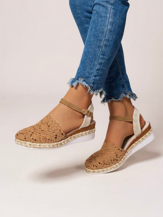 Cecelia  - Wedge Espadrille Sandals Warm-Weather Strolls