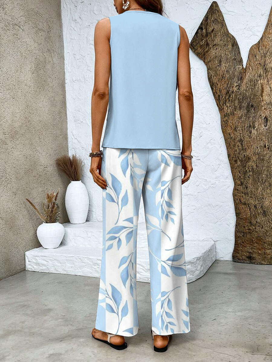 Chelsea  - Matching Wide-Leg Set 
