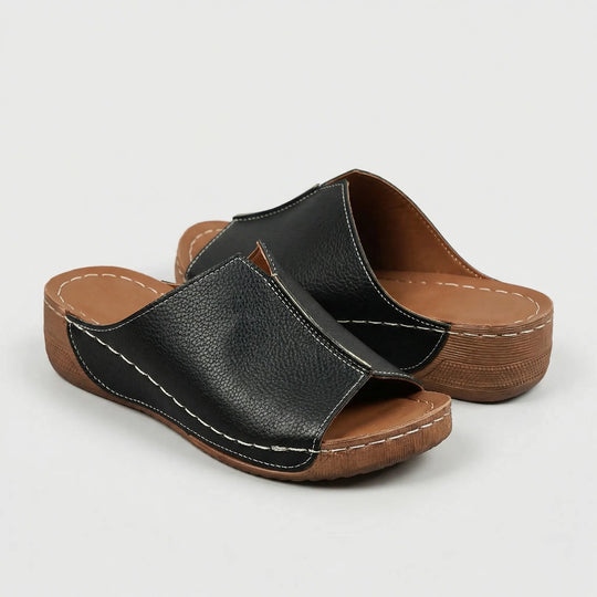 Claire  - Open-Toe Slip-On Slide Sandal