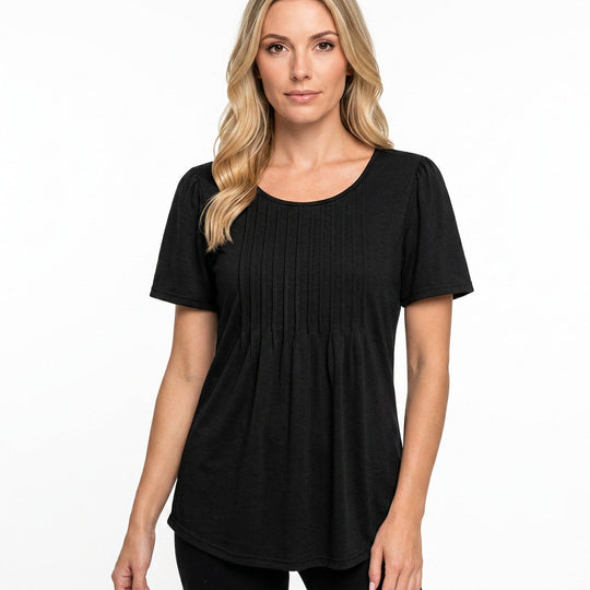women cotton t-shirt in white for casual outings 1