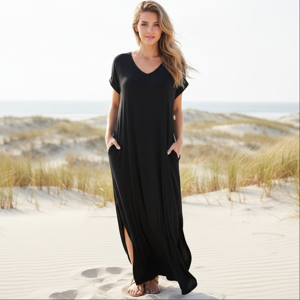 women maxi dress in white for summer occasions 1