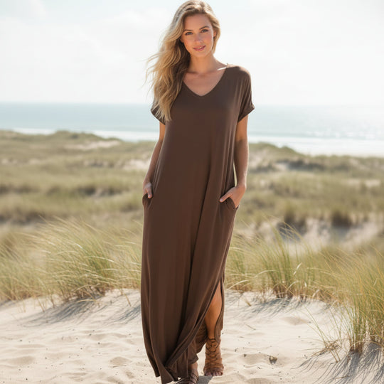 women maxi dress in white for summer occasions 8