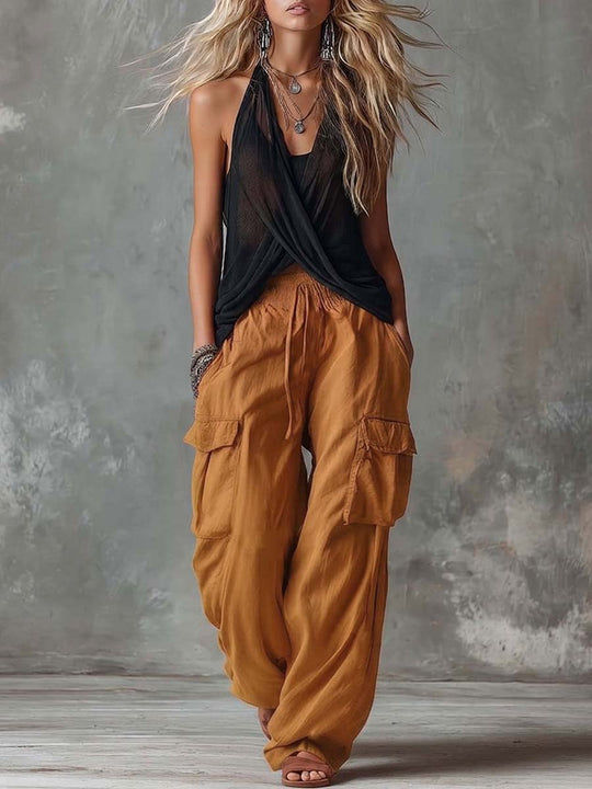 Cynthia  - Two-Piece Cargo Set Weekend Casual Wear