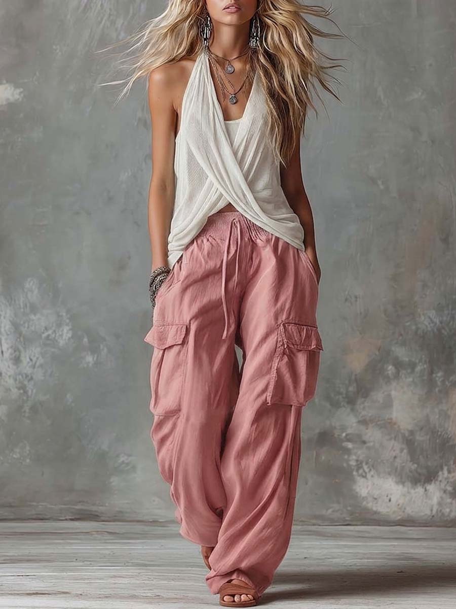 Cynthia  - Two-Piece Cargo Set Weekend Casual Wear