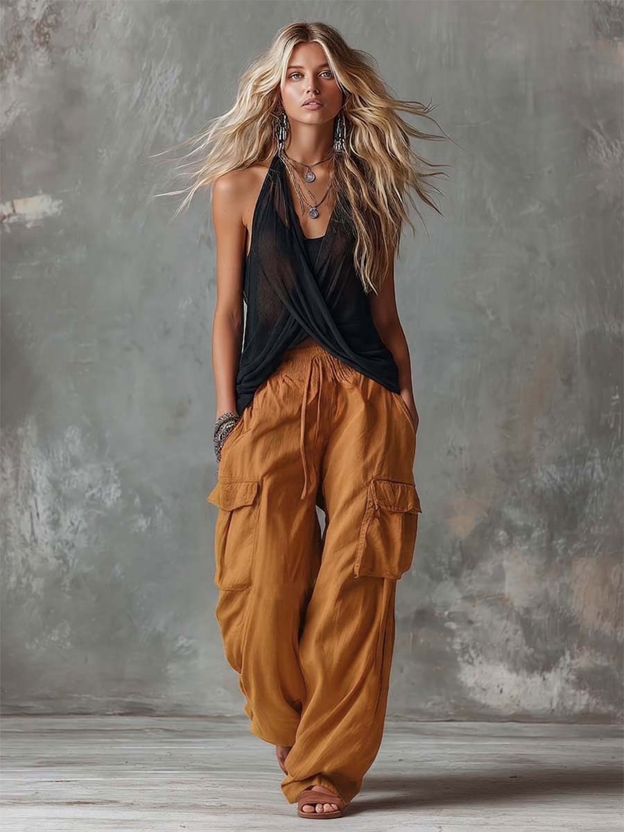 Cynthia  - Two-Piece Cargo Set Weekend Casual Wear