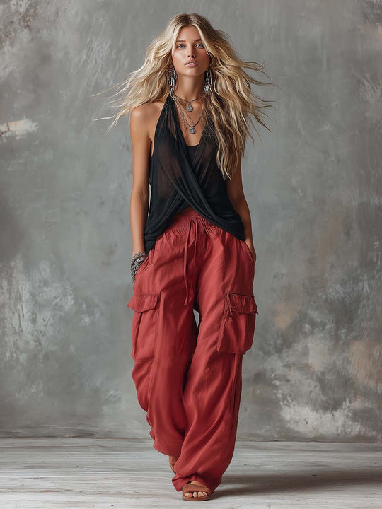 Cynthia  - Two-Piece Cargo Set Weekend Casual Wear