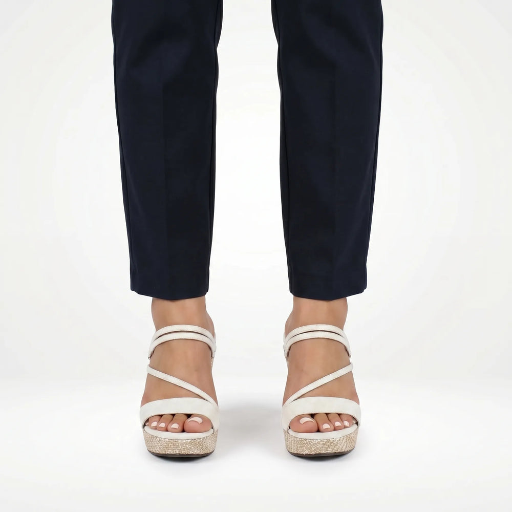 Delia  - Strappy Block Heel Platform Sandal
