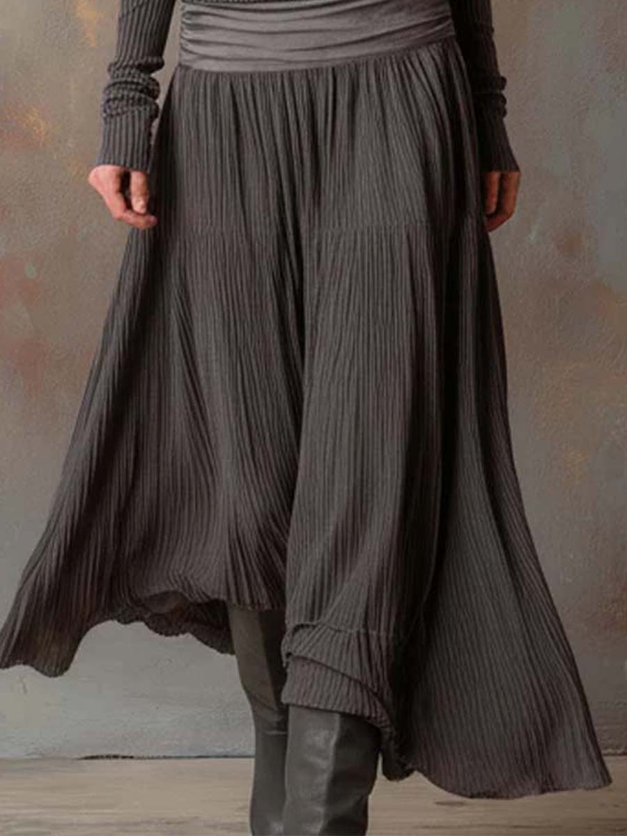 Denise  - Ribbed Knit Midi Dress 