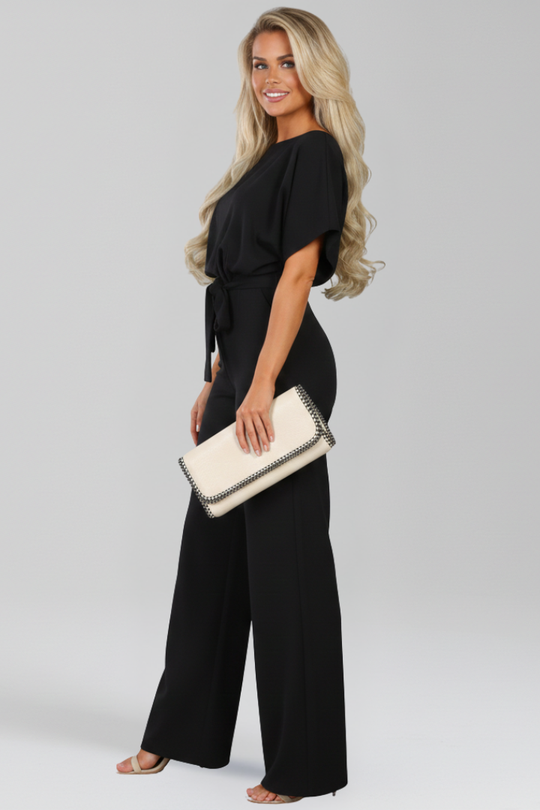 women jumpsuit in black for casual outings 2