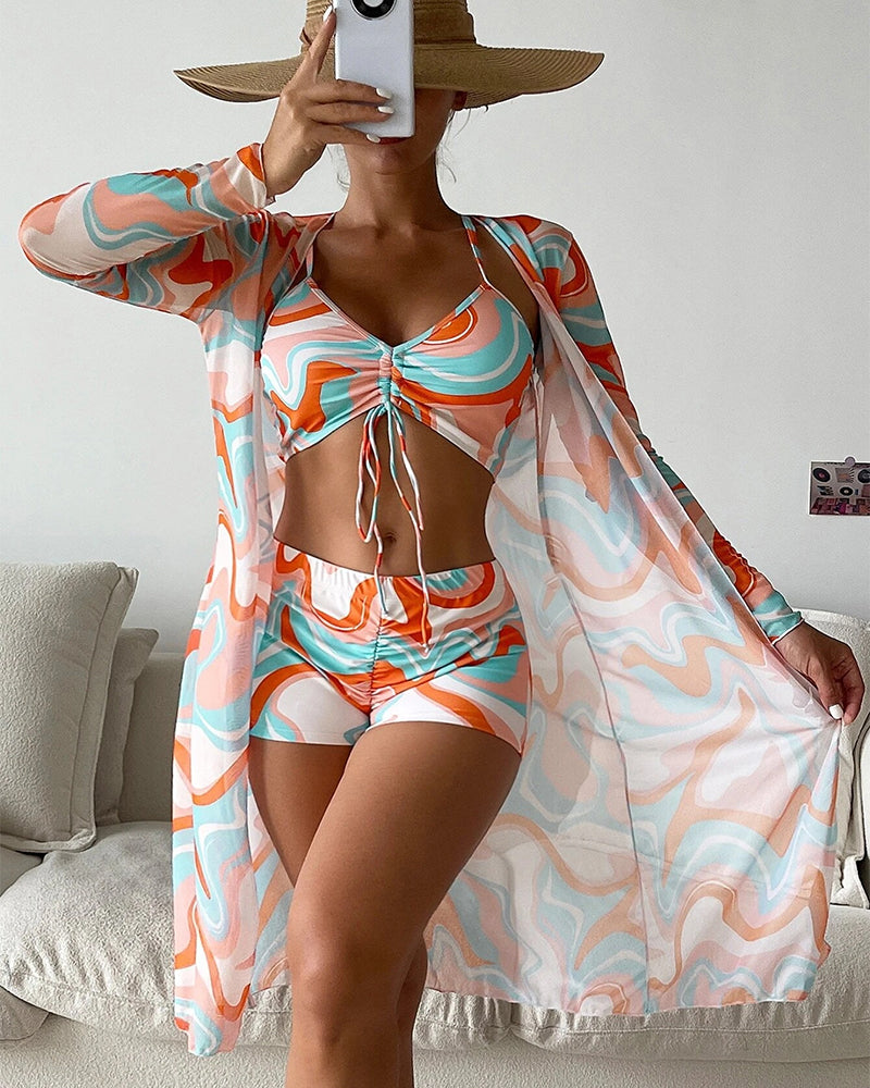 Dianna  - Three-Piece Swimsuit Set 