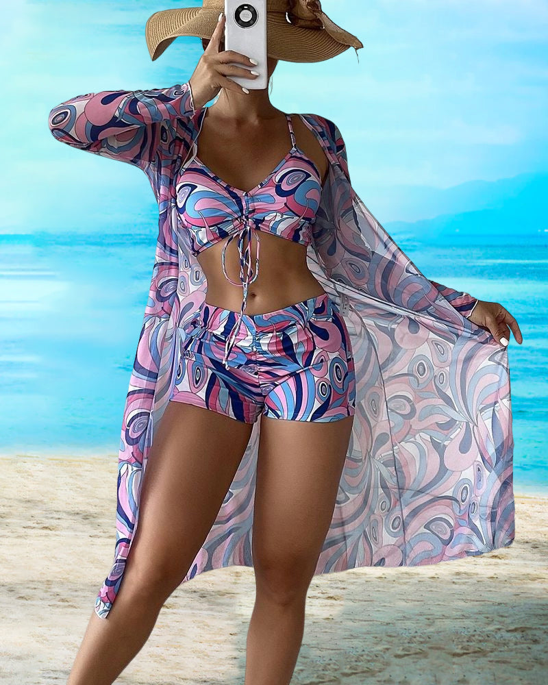 Dianna  - Three-Piece Swimsuit Set 