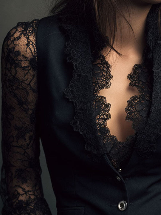 Edesy  - Tailored Blazer Style Vest 