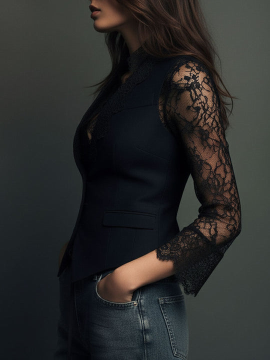 Edesy  - Tailored Blazer Style Vest 