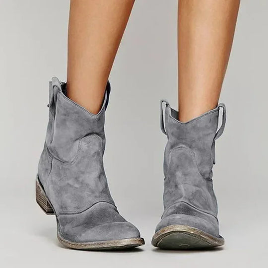 Eileen  - Western Style Ankle Boots
