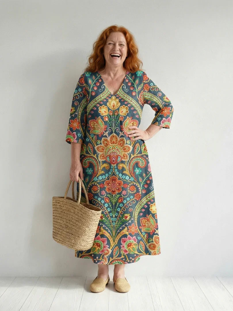 Erica  - Relaxed Midi Dress Casual Daytime Wear