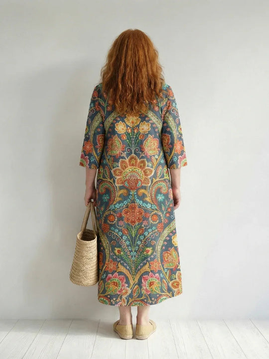 Erica  - Relaxed Midi Dress Casual Daytime Wear