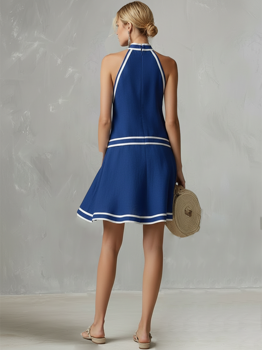 Francis  - Halter Neck Mini Dress Warm Weather Outings