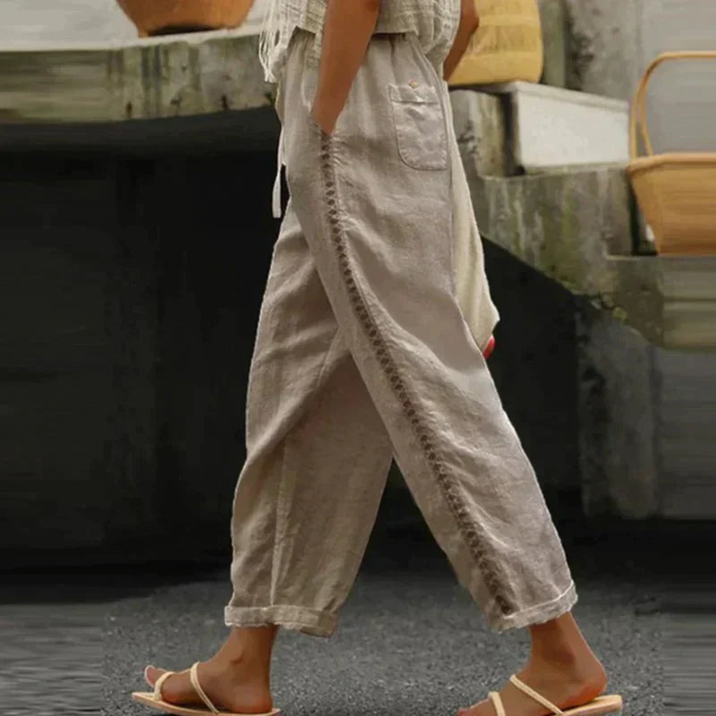 Geraldine  - High Waist Tapered Trousers