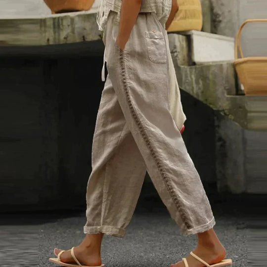 Geraldine  - High Waist Tapered Trousers