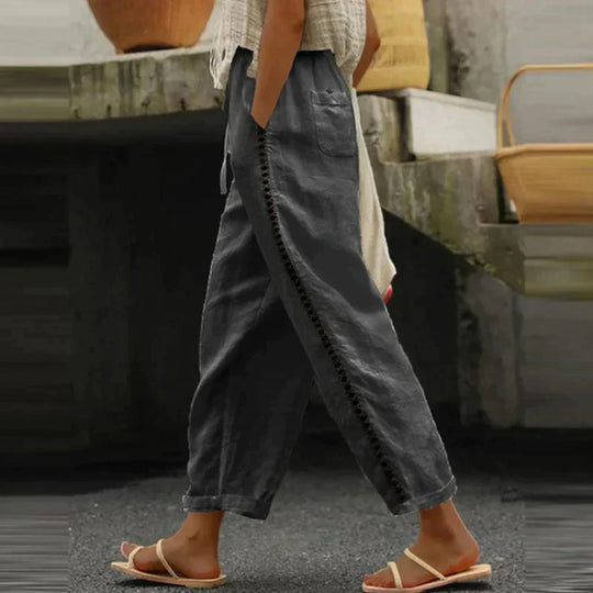 Geraldine  - High Waist Tapered Trousers