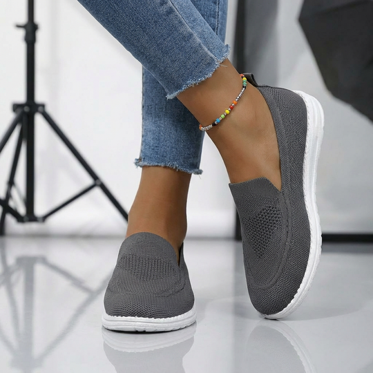 Rachel - Lightweight Knit Slip On Sneakers-Women&